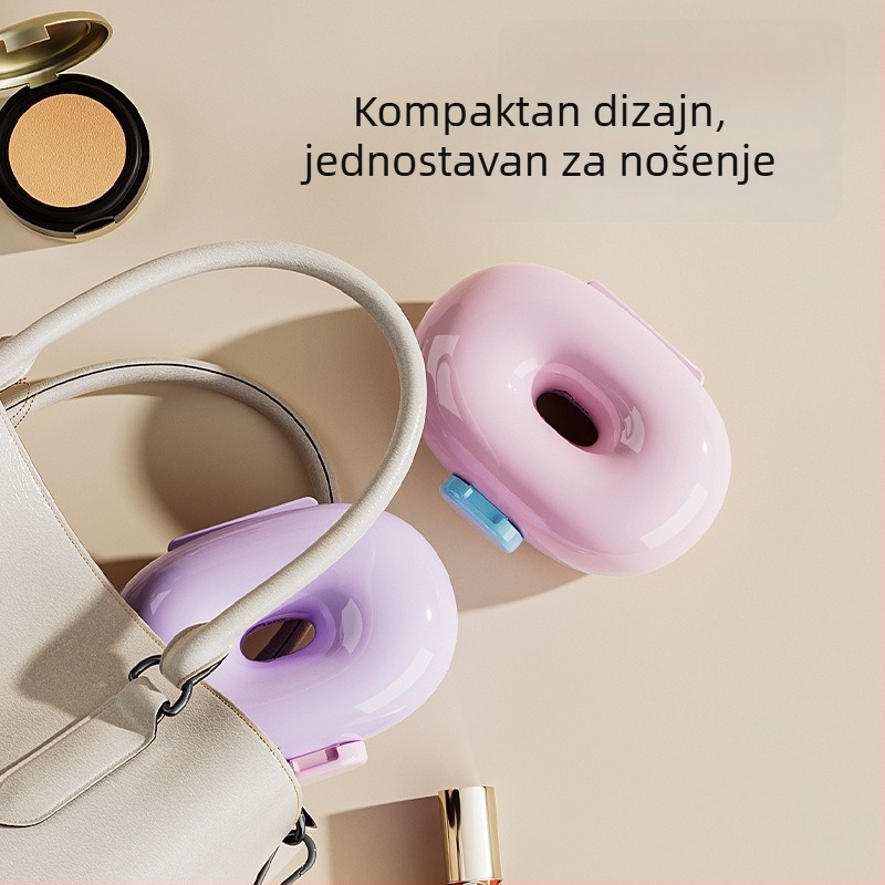 Prijenosna 7-dnevna kutija za lijekove, vodootporna i otporna na vlagu, plastična kutija za pohranu s 7 odjeljaka