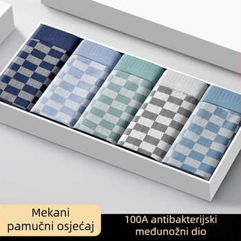 Muške bokserice od pamuk-modal vlakna, lagane, za mlade, kućna odjeća