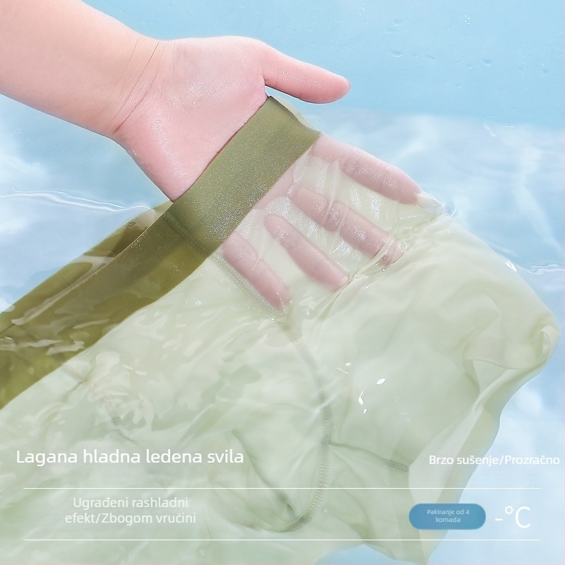 Muške bokserice od Ice Silk, tanki ljetni krojevi, antibakterijske, prozračne