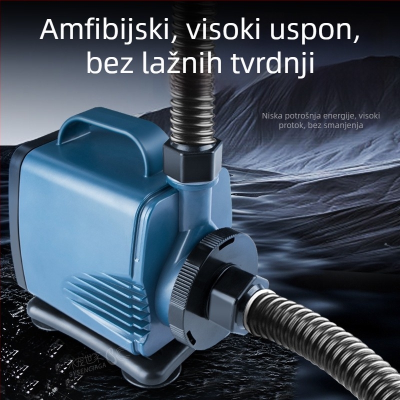 Izuzetno tiha podvodna pumpa za akvarije i ribnjake, mala donja usisna pumpa za cirkulaciju s promjenjivom frekvencijom