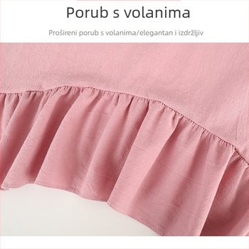 100% pamukova pregača s prozračnim dizajnom, čipka u obliku leptirovog repa, svijetla boja, kuhinjsko i pekarsko radno odijelo.