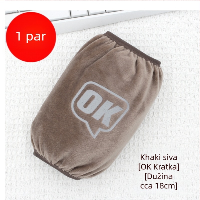 Plišane kratke navlake za ruke za jesen-zimu, unisex, protiv prljavštine