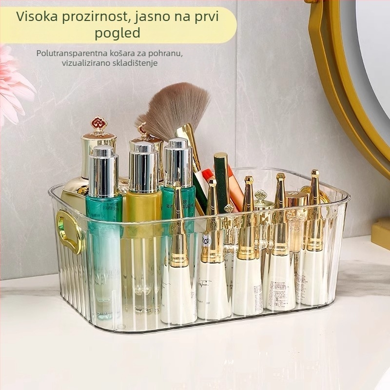 PET akrilna stolna kutija za kozmetiku, lagan luksuzan dizajn