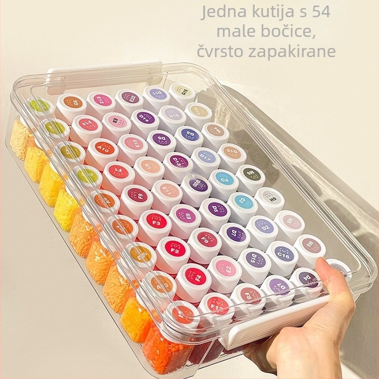 Prozirna pravokutna kutija za skladištenje s velikim kapacitetom, za perle, ukrašavanje noktiju, nakit i dokumente