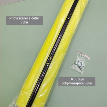 Meitianle PVA mop zamjenska glava, rolna kompresijska spužvasta glava, 28/33/38 cm
