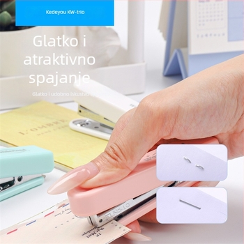 5101 Mini slatka spajalica s pritiskom palca, za spajanje do 10 stranica – školski pribor