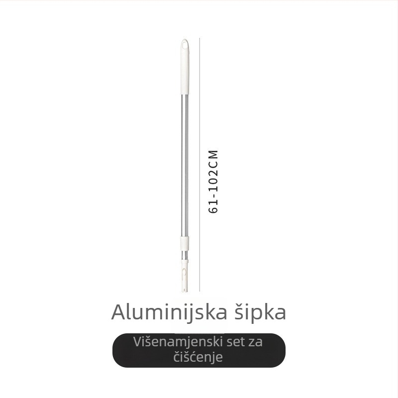 Teleskopska šipka za sušenje od svemirskog aluminija, za balkon i unutarnju upotrebu