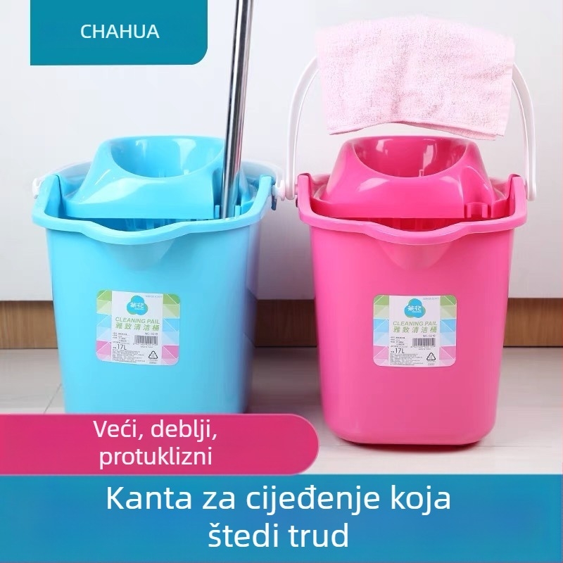 Camellia posuda za mop – povećana čvrstoća, ručno stisnuta, pravokutna kućna posuda za čišćenje