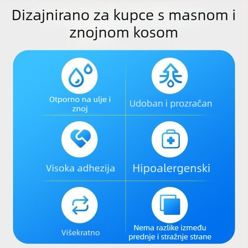 Dvostrana ljepilna traka za periku – vodootporna i otporna na znoj, za učvršćivanje vlasi
