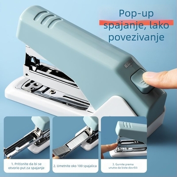 Mg818 metalni lever stapler, broj 12, za učenike i uredske potrebe
