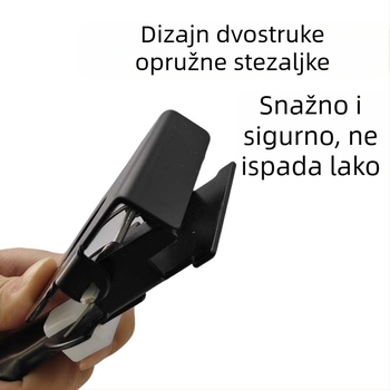 Jača drška za mop s plosnom pamukom glavom, produžena aluminijska legura drška i univerzalna okretna glava za mop