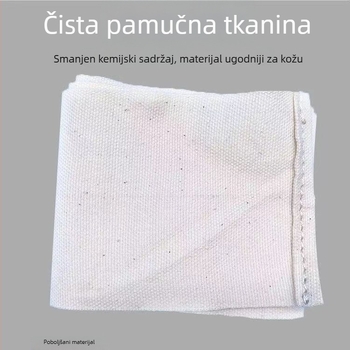 Fitness zapešće steznik – bijela pamuk, unisex, za dizanje težina