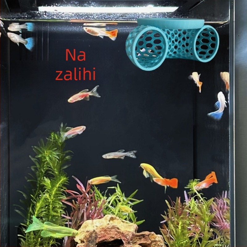 Plutajući tunel za ribe, sklonište za kozice i male ribe, Betta dekor