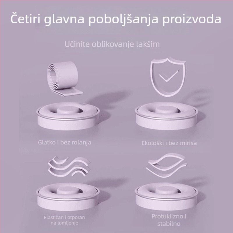 Latex joga pojas s elastnim prstenom za fitness, otpornom trakom za vježbanje, trening snage, čučnjevi i istezanje