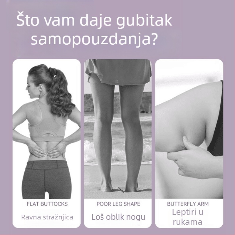 Latex joga pojas s elastnim prstenom za fitness, otpornom trakom za vježbanje, trening snage, čučnjevi i istezanje