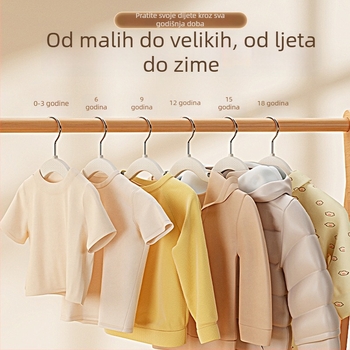 Dječja vješalica za odjeću, debela, protuklizna, ojačana konstrukcija, za sušenje kod kuće