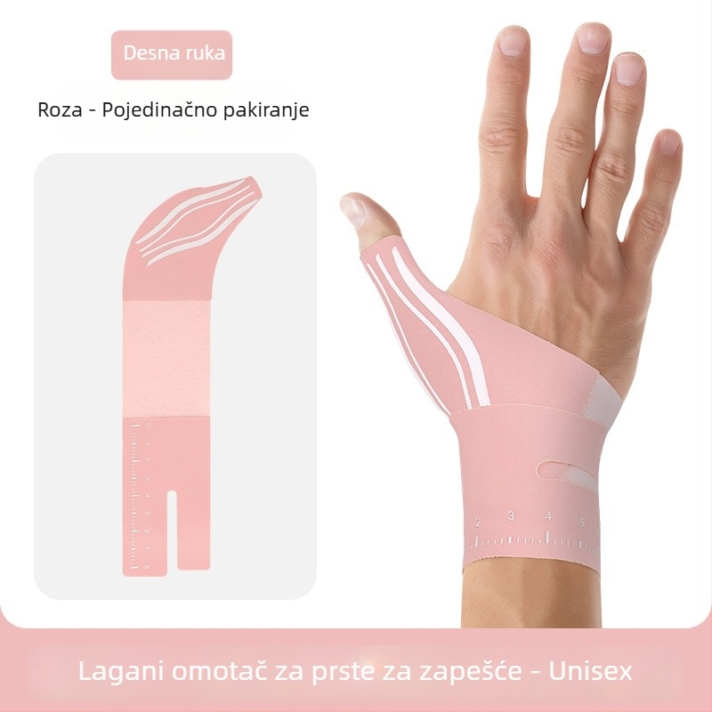 Lagani kompresijski štitnik za palac i zglob, unisex, zaštita od uganuća i podrška tetivama zgloba