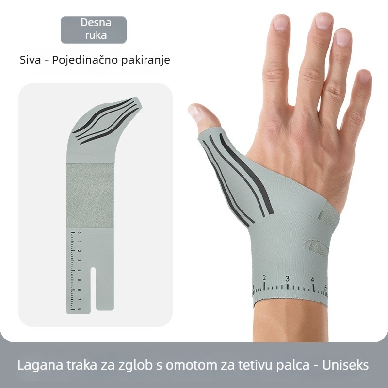 Lagani kompresijski štitnik za palac i zglob, unisex, zaštita od uganuća i podrška tetivama zgloba