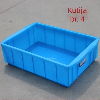 Kutija za dijelove br. 4, plastična kutija za pohranu, kutija za poklon, u tri boje: crvena, žuta, plava