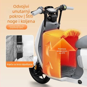 Odvojiva unutarnja deka za zimski EV vjetrobran s pokrivačem za noge