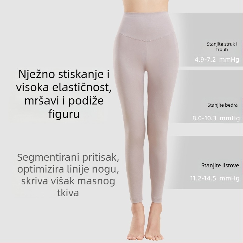 Ženske legginge od Modala s visokim strukom, uske i elastične, za jesen-zimu