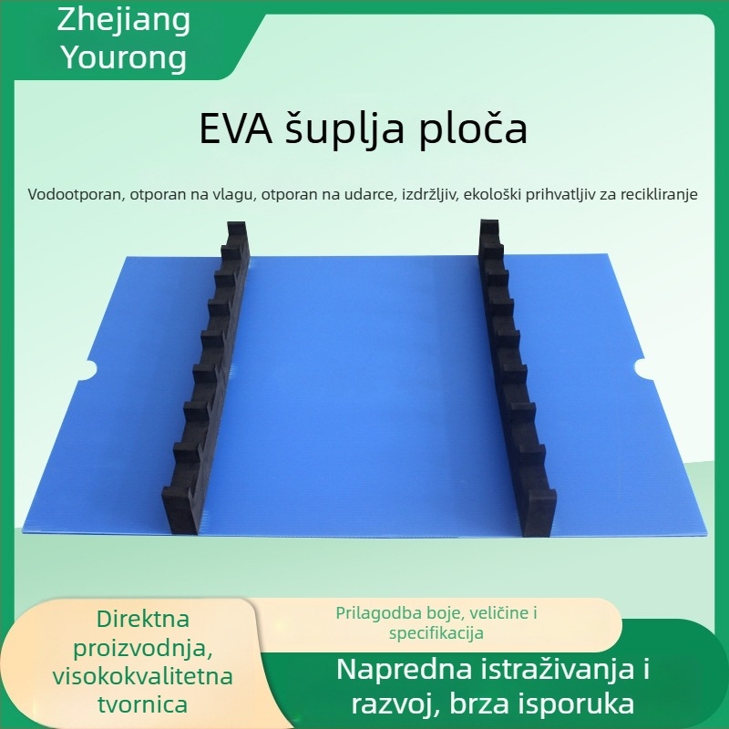 PP kutija od valovite ploče za logistiku, s antistatičkim pakiranjem, mrežom i okvirom za skladištenje