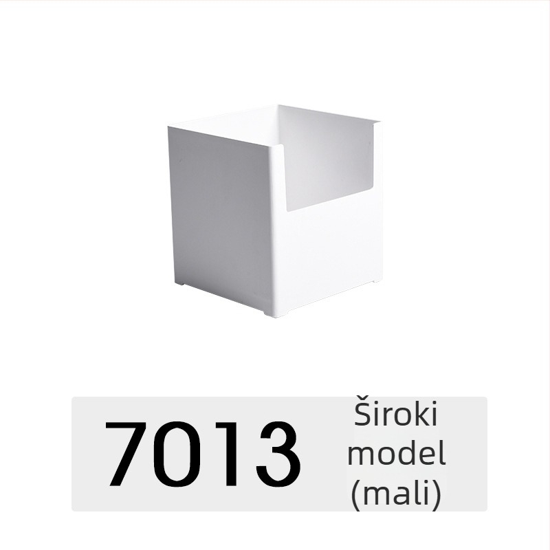 Plastična kutija za pohranu u obliku L, kuhinjski organizator, koš za stolne površine, ispod sudopera
