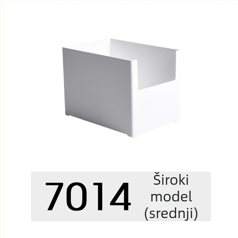 Plastična kutija za pohranu u obliku L, kuhinjski organizator, koš za stolne površine, ispod sudopera