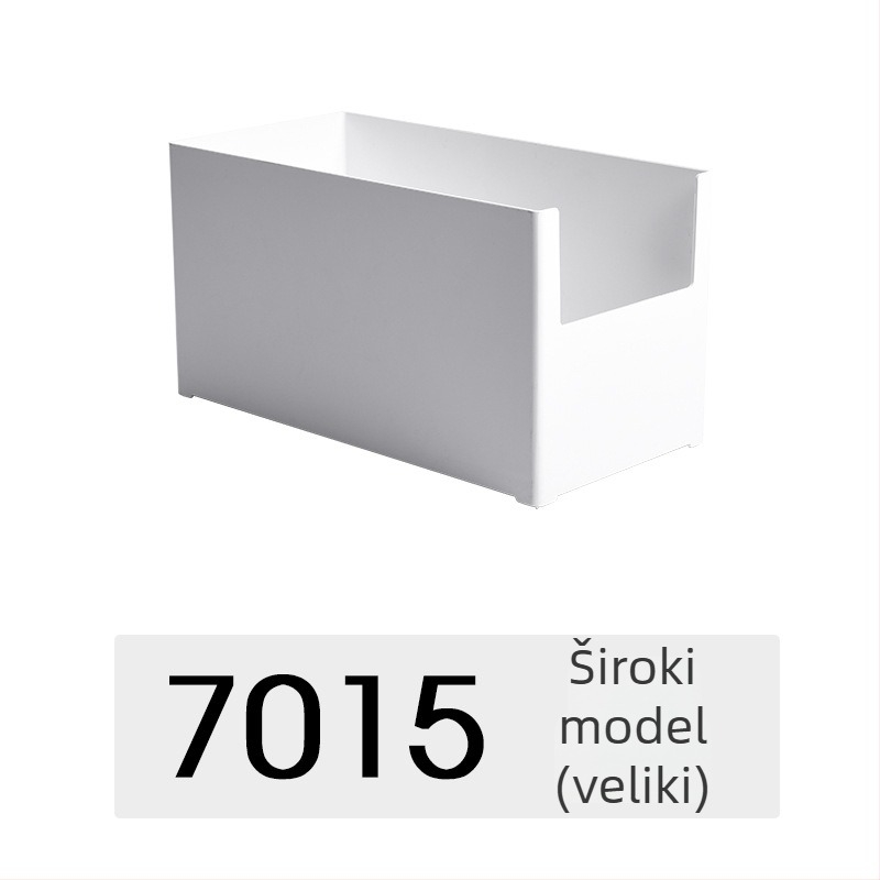 Plastična kutija za pohranu u obliku L, kuhinjski organizator, koš za stolne površine, ispod sudopera