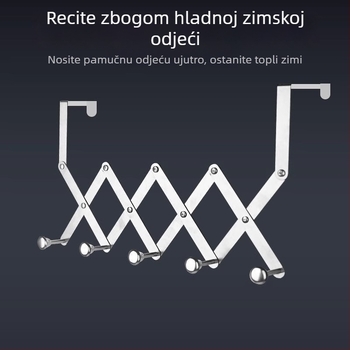 Novi sklopivi stalak za sušenje rublja na radijatoru s prostorom za pohranu i kukicama