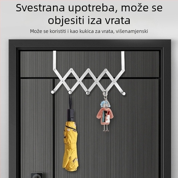 Novi sklopivi stalak za sušenje rublja na radijatoru s prostorom za pohranu i kukicama