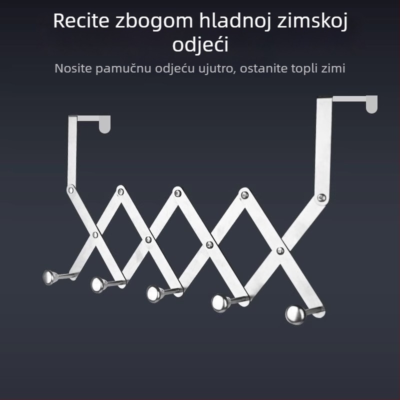 Novi sklopivi stalak za sušenje rublja na radijatoru s prostorom za pohranu i kukicama