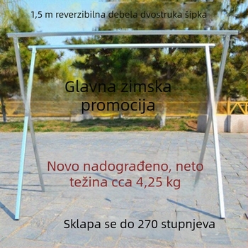 Sklopivi stalak za odjeću za ulične štandove