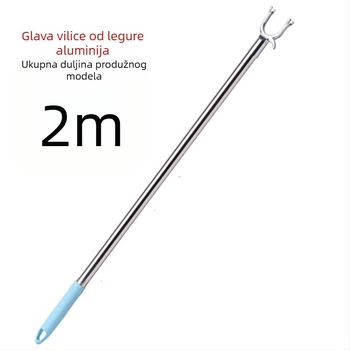 Proširiva šipka za vješanje odjeće za kućnu upotrebu, od aluminijske legure