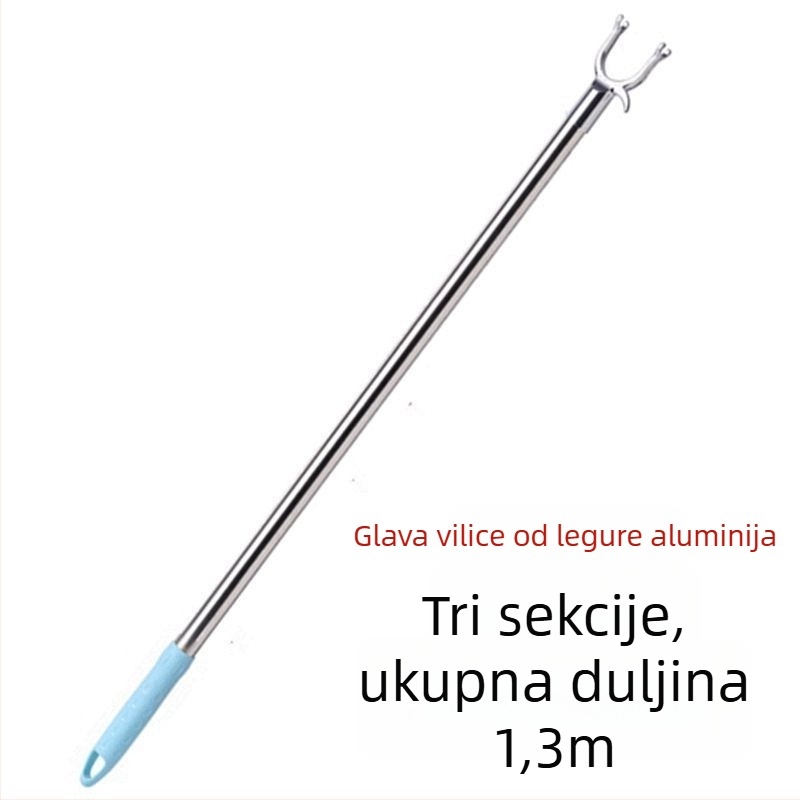 Proširiva šipka za vješanje odjeće za kućnu upotrebu, od aluminijske legure