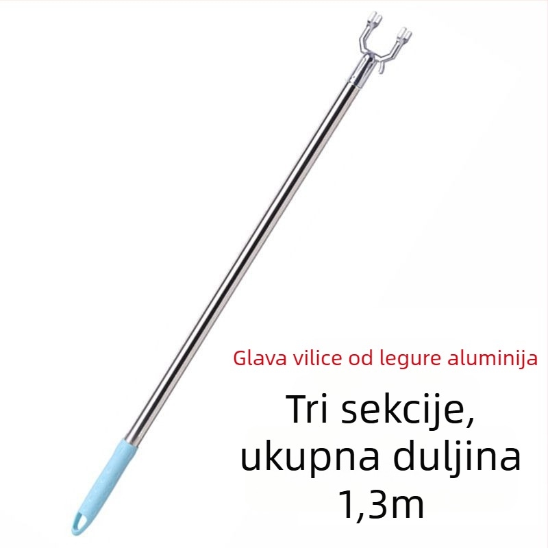 Proširiva šipka za vješanje odjeće za kućnu upotrebu, od aluminijske legure