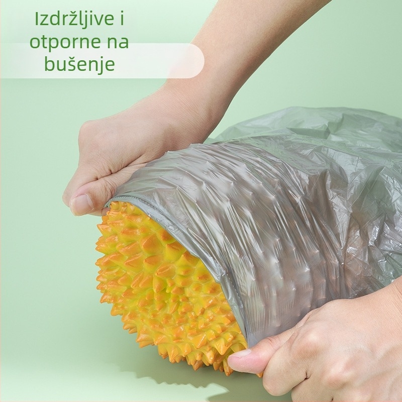Velika vrećica za smeće s vrpcom za zatvaranje, ekstra debela, jednokratna, za kućnu i uredsku upotrebu