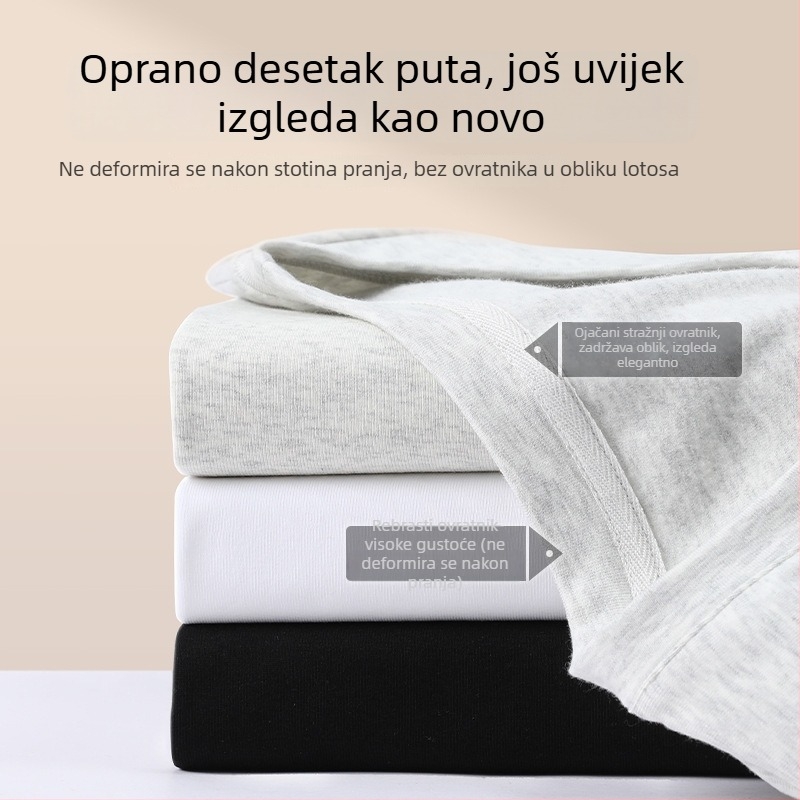 Ženski T-shirt kratkih rukava s U-dekolteom, uski struk, ljubičasta, ljeto 2025