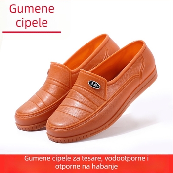 Nova stil obuće za kišu od PVC-a za žene i muškarce, niske visine, vodootporne, protuklizne, za vanjsku upotrebu