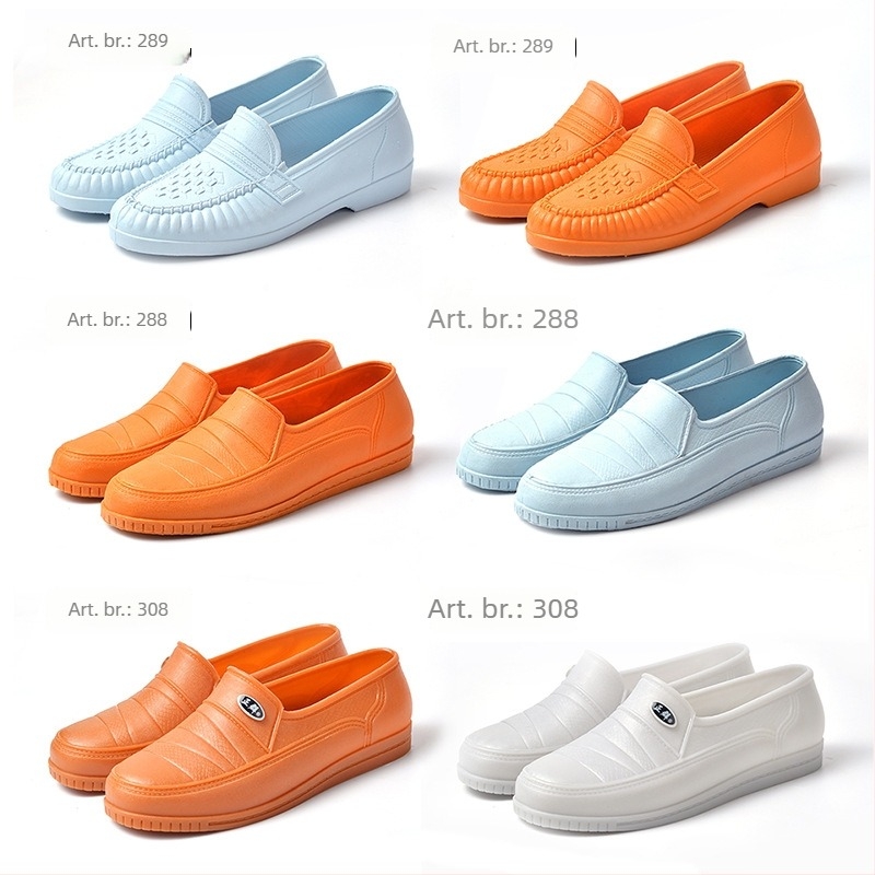 Nova stil obuće za kišu od PVC-a za žene i muškarce, niske visine, vodootporne, protuklizne, za vanjsku upotrebu