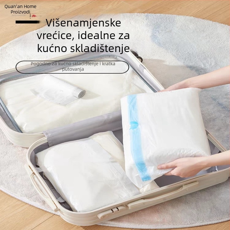 Deblja torba za pohranu s vezicama, velika 55×60 cm, za kućnu i poslovnu upotrebu
