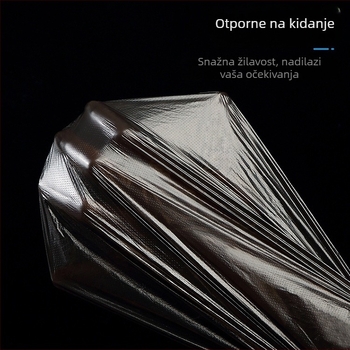Deblje vrećice za smeće na roli s ravnim otvorom, male veličine, za kućnu upotrebu, kuhinju, kupaonicu i ured, crne plastične vreće.