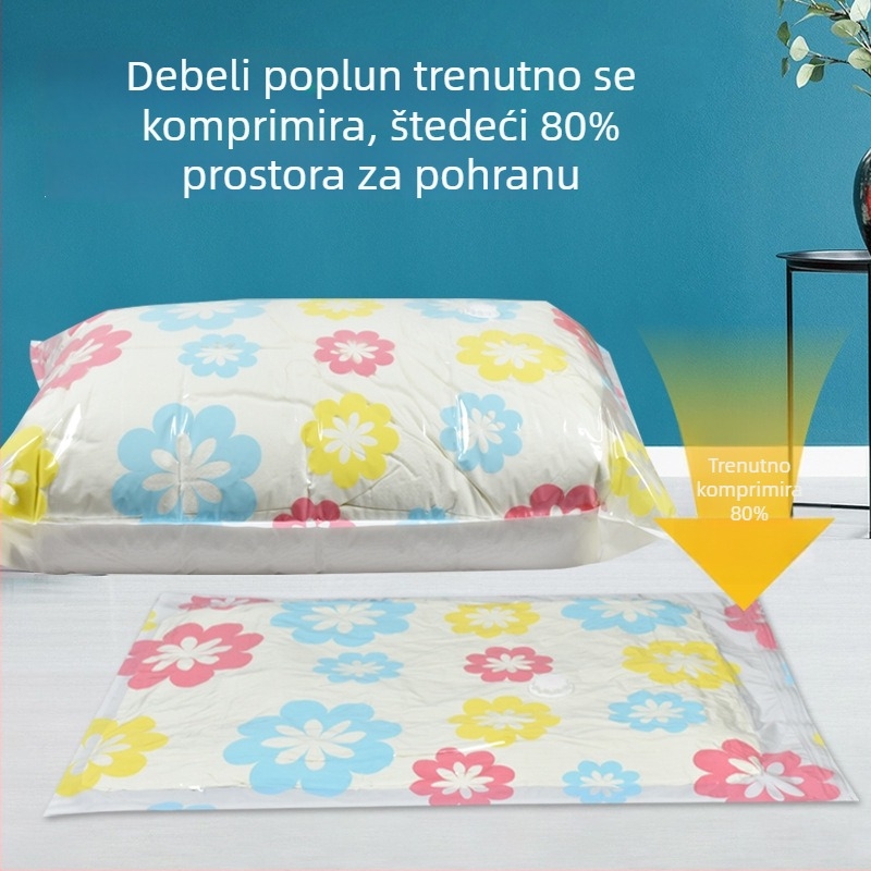 Velika vakuumska kompresijska torba za pohranu, za deke i odjeću, kućna upotreba