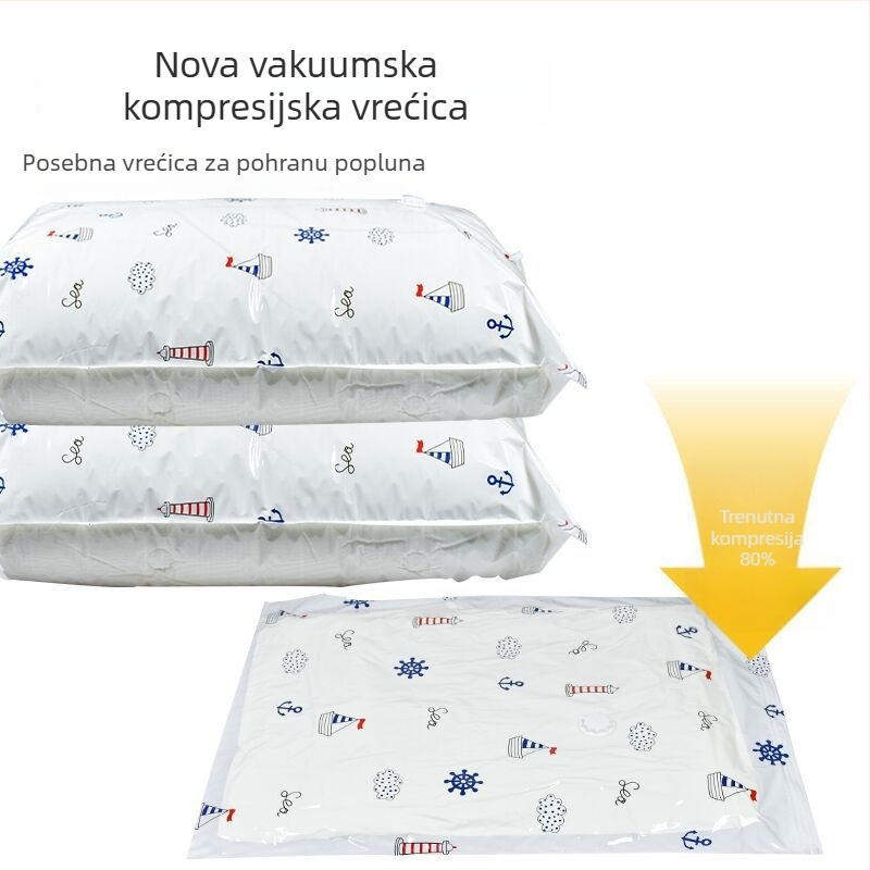 Velika vakuumska kompresijska torba za pohranu, za deke i odjeću, kućna upotreba