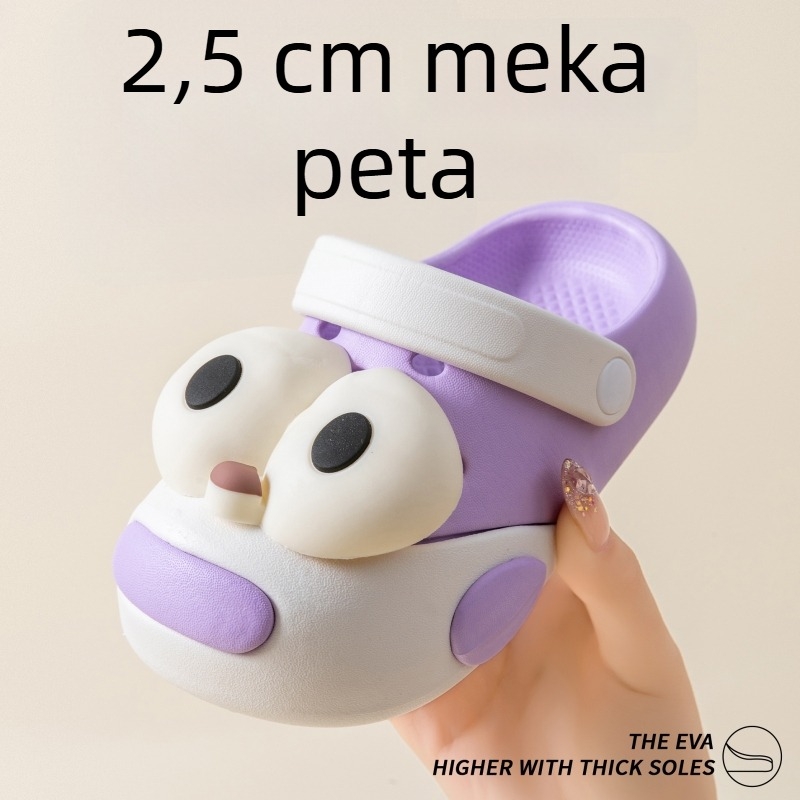 Dječje papuče od EVA pjene s karikaturnim motivom, prozračne, protuklizne, udobne za unutarnju i vanjsku upotrebu ljeti