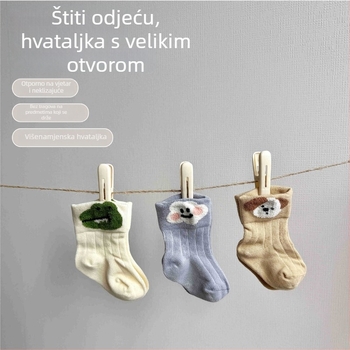 Plastični klipsi za sušenje odjeće, bez tragova, otporni na vjetar, mali fiksni klipsi za sušenje odjeće i pokrivača, višenamjenski kućni klipsovi za sušenje