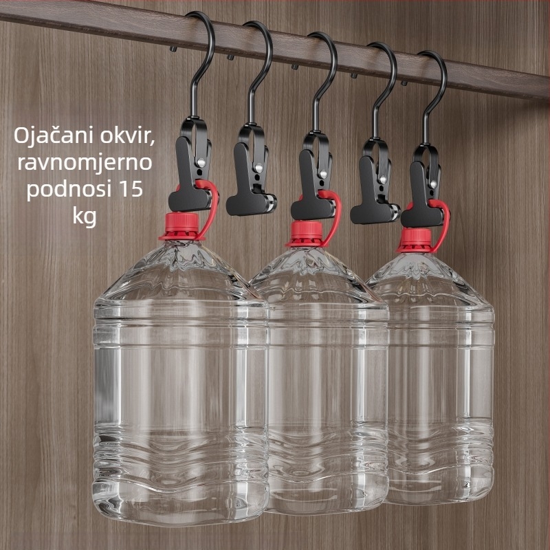 Klip za sušenje odjeće od aluminijske legure – višenamjenski klip za odjeću, kućna upotreba, klip za hlače