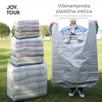 Kockasta torba za preseljenje i skladištenje deke i odjeće - čvrsta, velik kapacitet