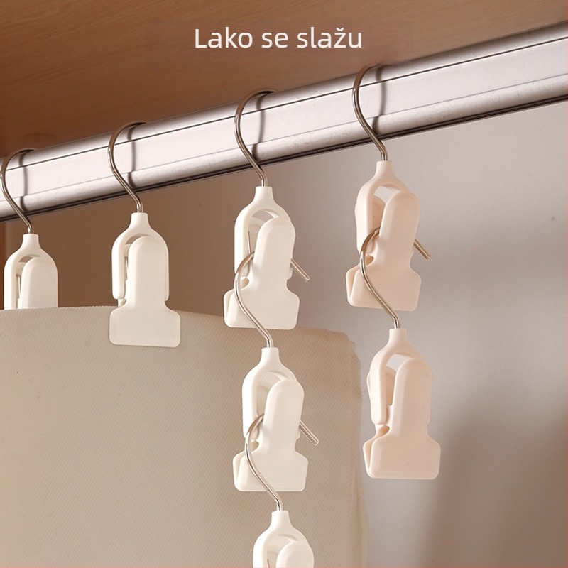 Višenamjenski klip od nehrđajućeg čelika za sušenje – za hlače, suknje, šešire i čarape