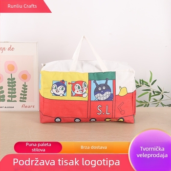 Platnena vreća za pohranu deke, prijenosna torba za odjeću i posteljinu